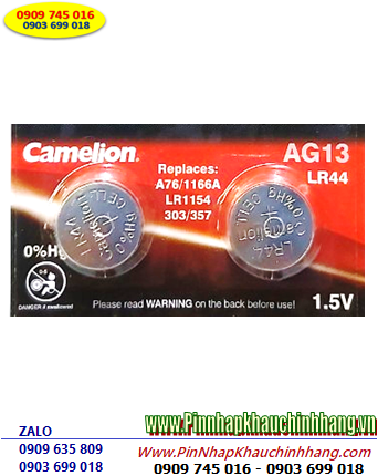 Camelion AG13 _Pin cúc áo 1.5v Camelion AG13-LR44-A76 chính hãng 